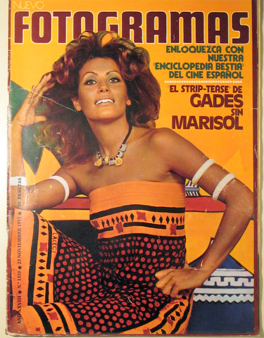 NUEVO FOTOGRAMAS año XXVIII nº 1310 - Barcelona 1973 - Muy ilustrado
