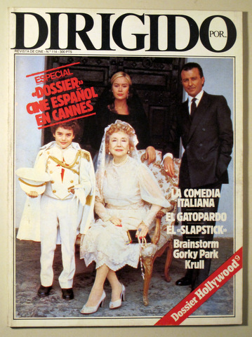 DIRIGIDO POR... Revista de cine nº 114 - Barcelona 1984 - Muy ilustrado