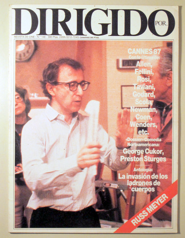DIRIGIDO POR... Revista de cine nº 148 - Barcelona 1987 - Muy ilustrado