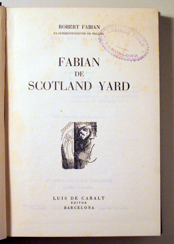 FABIAN DE SCOTLAND YARD - Barcelona 1955