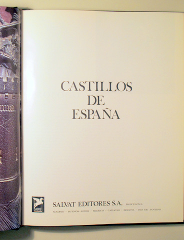 CASTILLOS DE ESPAÑA - Barcelona 1970 - Muy ilustrado
