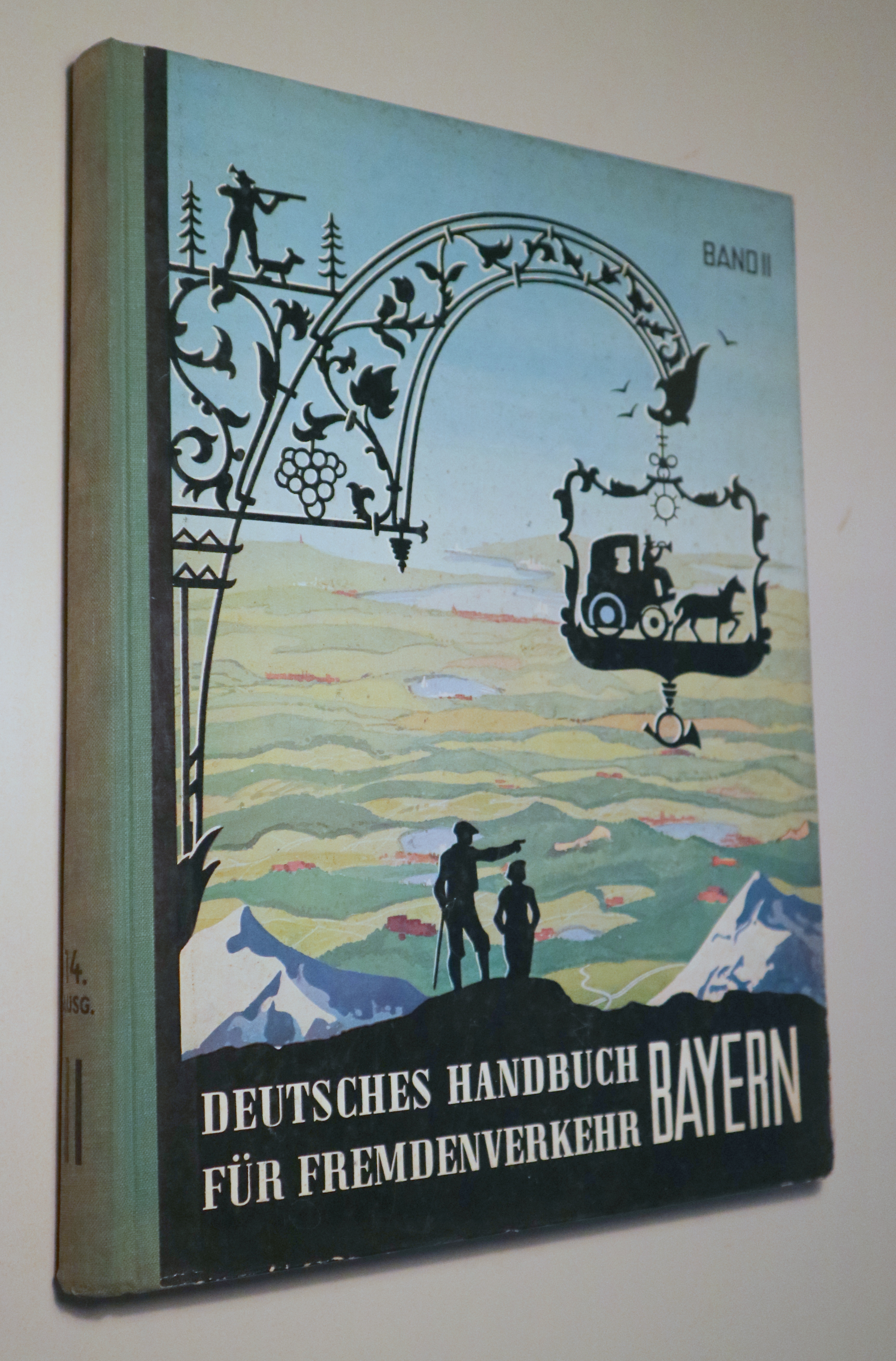 DEUTSCHES HANDBUCH FÜR FREMDENVERKEHR BAYERN Ban II - Berlin 1953 - Muy ilustrado