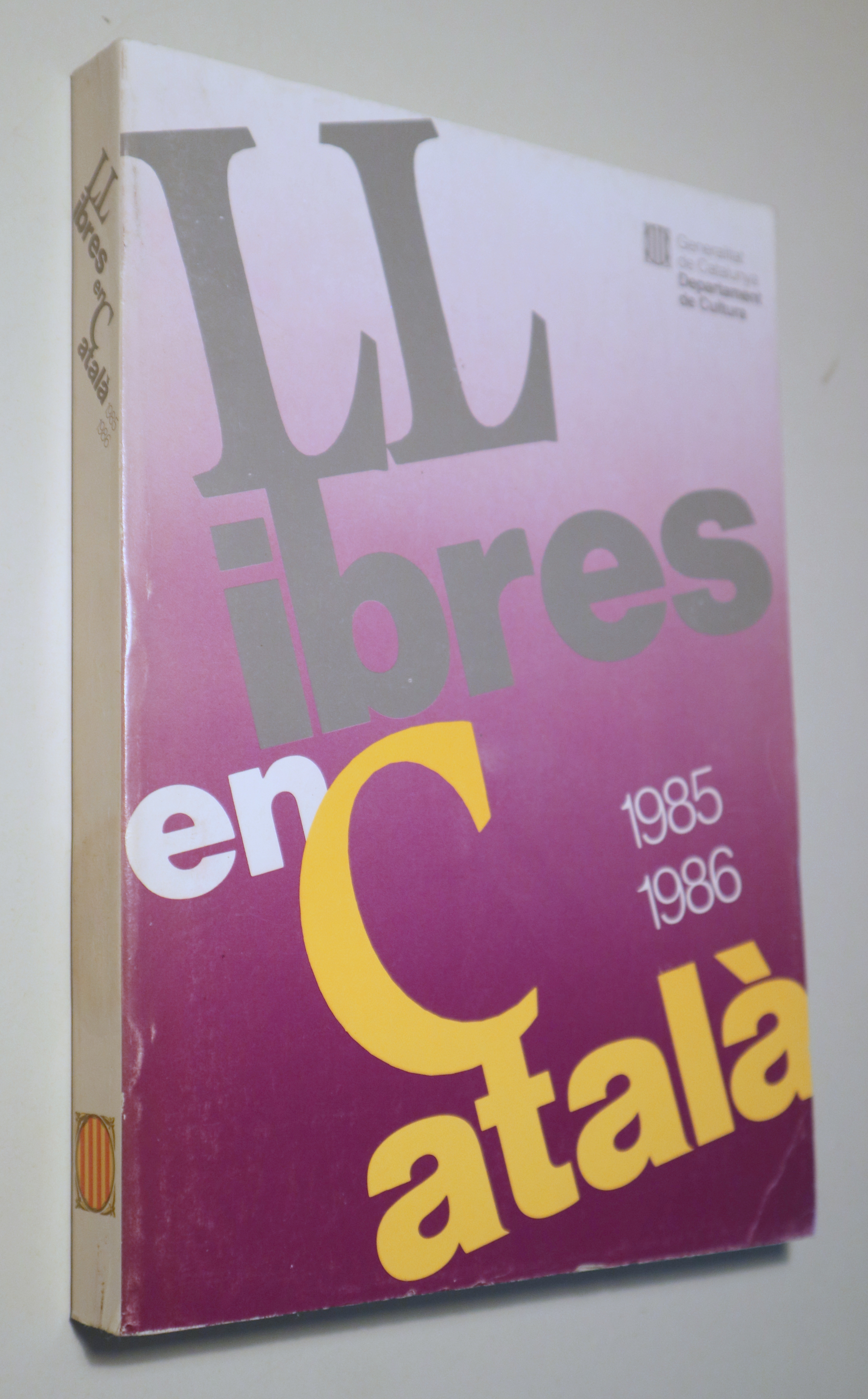 LLIBRES EN CATALÀ 1985-1986 - Barcelona 1988