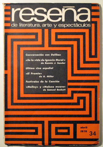 RESEÑA de literatura, arte y espectáculos. Abril 1970. nº 34