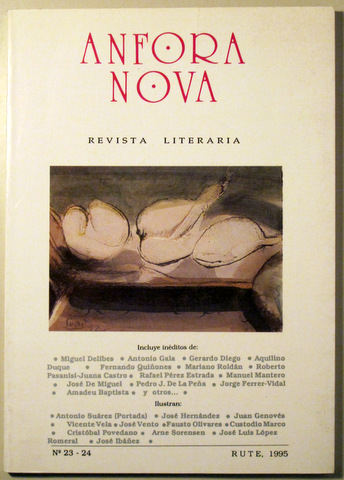 ANFORA NOVA. Revista literaria. Nº 23 - 24