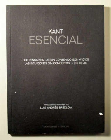 KANT ESENCIAL - Barcelona 2010