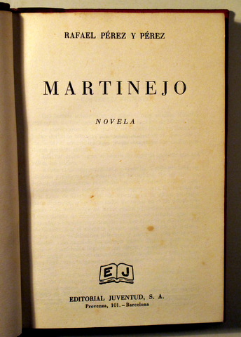 MARTINEJO - Barcelona 1951