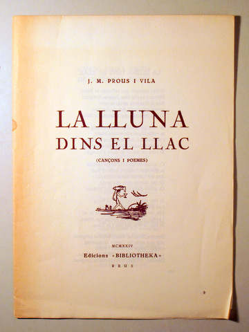 LA LLUNA DINS EL LLAC (Cançons i poemes) - Reus c. 1975