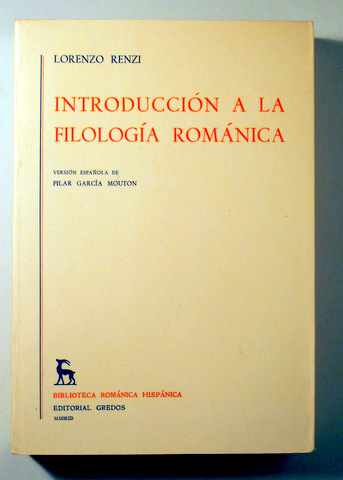 INTRODUCCIÓN A LA FILOLOGÍA ROMÁNICA - Madrid 1982