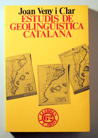 ESTUDIS DE GEOLINGÜÍSTICA CATALANA - Barcelona 1984