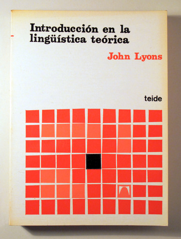 INTRODUCCIÓN EN LA LINGÜÍSTICA TEÓRICA - Barcelona 1986