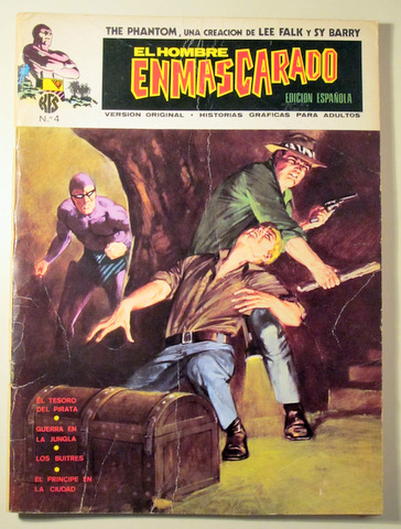 EL  HOMBRE ENMASCARADO. Nº 4. Los buitres- Barcelona 1973 - Muy ilustrado