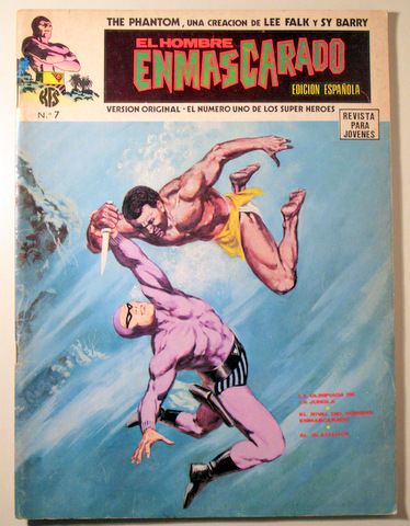 EL  HOMBRE ENMASCARADO. Nº 7. El gladiador - Barcelona 1974 - Muy ilustrado