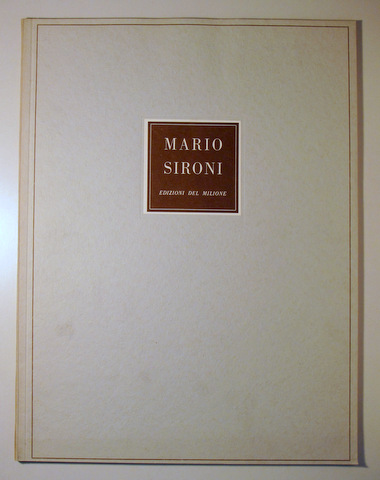 12 Opere di MARIO SIRONI - Milano 1952 - Ilustrado