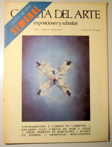 GAZETA DEL ARTE. Exposiciones y Subastas. Año IV. Nº 68 - Madrid 1976 - Muy ilustrado
