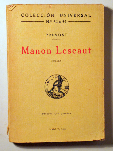 MANON LESCAUT - Madrid 1919
