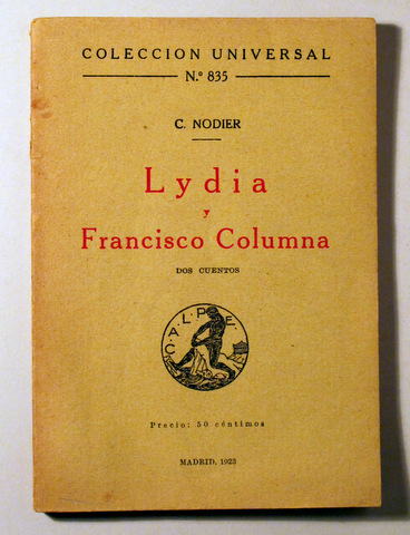 LYDIA Y FRANCISCO COLUMNA - madrid 1923