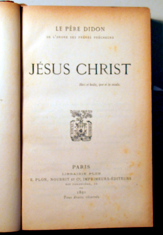 JÉSUS-CHRIST - Paris 1891