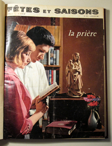 FÊTES ET SAISONS. Del Nº 151 al 160 (año completo) - Paris 1961 - Muy ilustrado