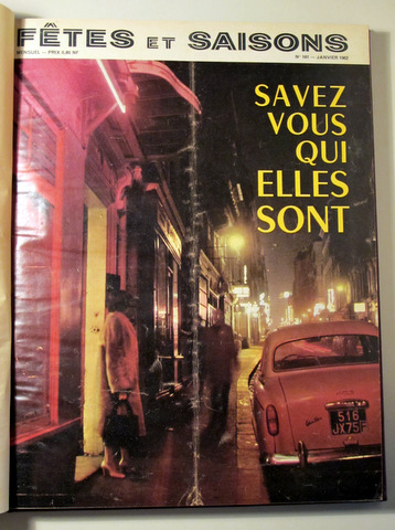 FÊTES ET SAISONS. Del Nº 161 al 170 (año completo) - Paris 1962 - Muy ilustrado