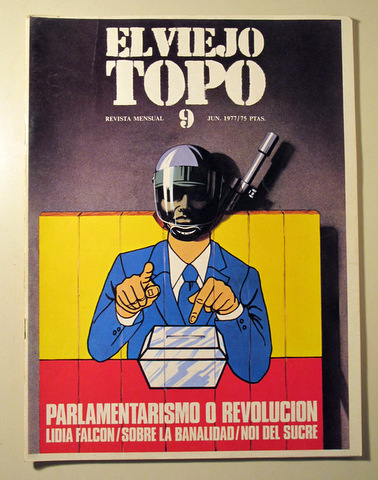 EL VIEJO TOPO 9 - Barcelona 1977 - Muy ilustrado