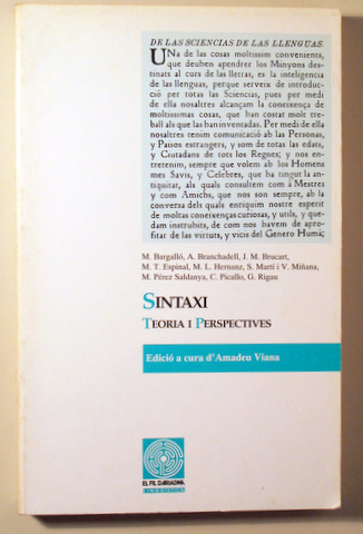 SINTAXI. TEORIA I PERSPECTIVES - Lleida 1993
