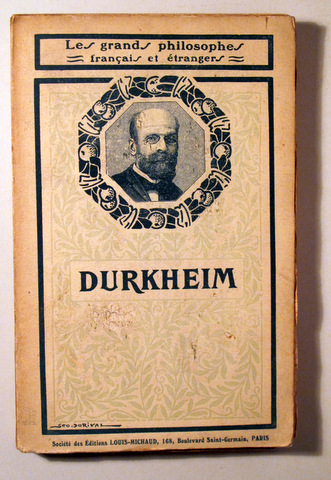 DURKHEIM - Paris c. 1911. - Ilustrado