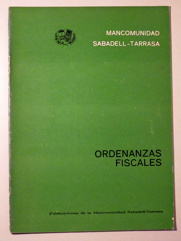 ORDENANZAS FISCALES - Sabadell 1972