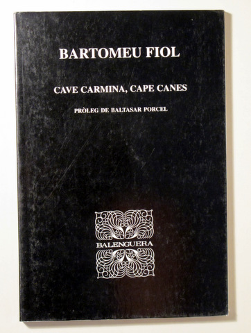 CAVE CARMINA, CAPE CANES - Mallorca 1998 - 1ª edició