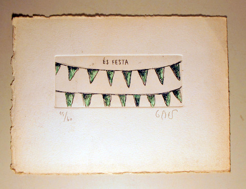 ÉS FESTA. Gravat