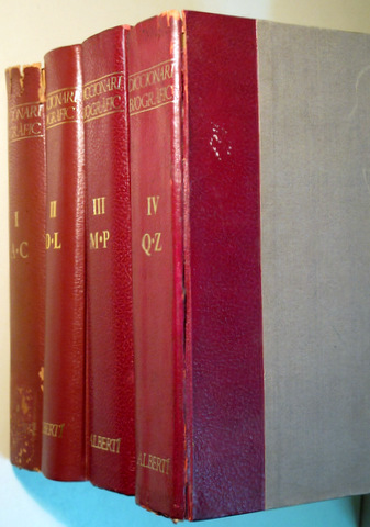 DICCIONARI BIOGRÀFIC (4 vol. - Complet) - Barcelona 1966