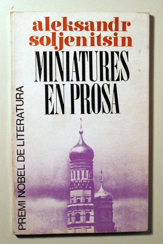 MINIATURES EN PROSA - Barcelona 1971 - 1ª edició en català