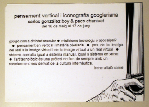 PENSAMENT VERTICAL I ICONOGRAFIA GOOGLERIANA - Cadaqués s/d- Il·lustrat