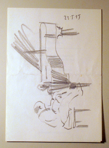 DIBUIX ORIGINAL D'UN PIANISTA