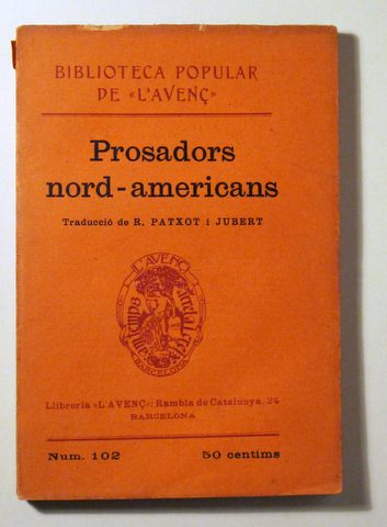 PROSADORS NORD-AMERICANS - Barcelona 1909
