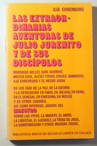 LAS EXTRAORDINARIAS AVENTURAS DE JULIO JURENITO Y DE SUS DISCÍPULOS - Barcelona 1971