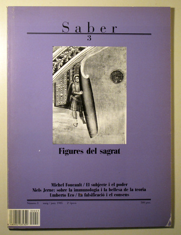 SABER. Núm 3. FIGURES DEL SAGRAT - Barcelona 1985 - Il·lustrat