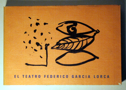 EL TEATRO FEDERICO GARCIA LORCA. Obras sobre papel de FREDERIC AMAT - Barcelona 1989 - Muy ilustrado