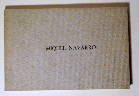 MIQUEL NAVARRO - Madrid 1987 - Ilustrado