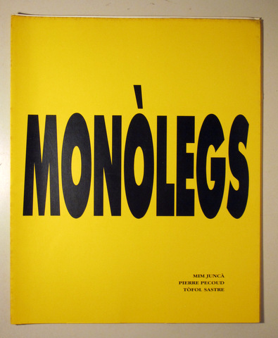 MONÒLEGS - Girona 1990 - Il·lustrat
