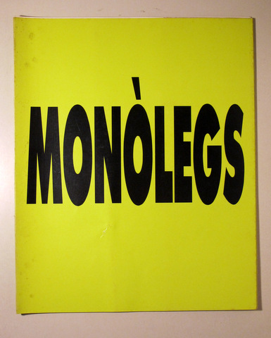 MONÒLEGS - Girona 1989 - Il·lustrat
