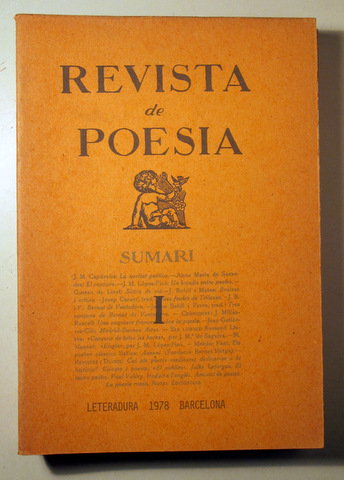 REVISTA DE POESIA (2 volums - completa ) -  Barcelona 1978 - Facsímil