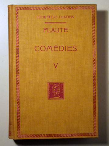 COMÈDIES V. Pidic - Els dos menecmes - Barcelona 1947 - En tela - Només traducció