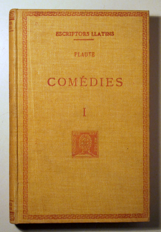 COMÈDIES I. Amfitrió. La comèdia dels ases - Barcelona 1934 - En tela - Només traducció
