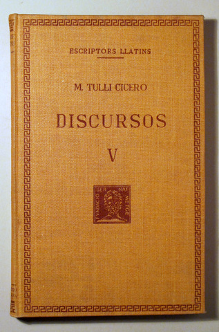 DISCURSOS V - Barcelona 1953 - En tela - Només traducció