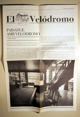 EL VELÓDROMO. Paisatge amb Velódromo - Diumenge 21 de juny 2009 - Fotografies