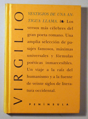 VESTIGIOS DE UNA ANTIGUA LLAMA - Barcelona 2001 - Edición bilingüe