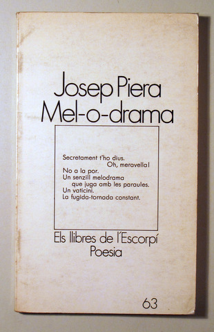 MEL-O-DRAMA - Barcelona 1981 - 1ª edició