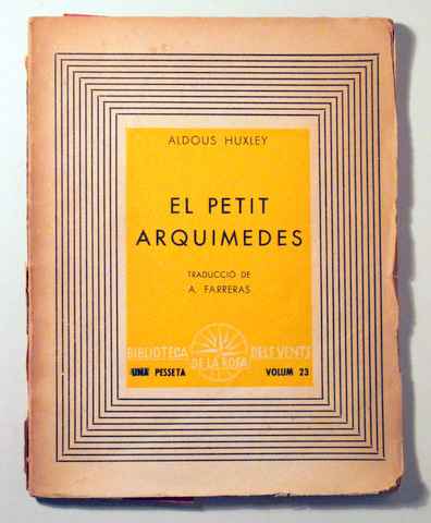 EL PETIT ARQUÍMEDES - Barcelona 1937 - 1ª edició en català