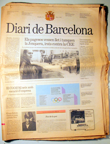 DIARIO DE BARCELONA. Nº 1 - Barcelona 1987 - Molt il·lustrat